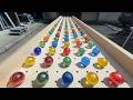 マーブルラン214 marble run 楽しく面白いコース 幸せビー玉 笑顔動画