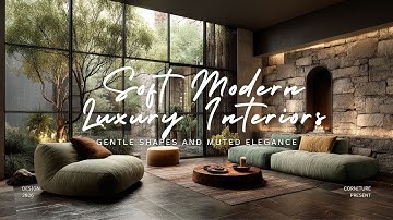 Soft Modern Luxury Interiors Design 2026 | Gentle Shapes and Muted Elegance