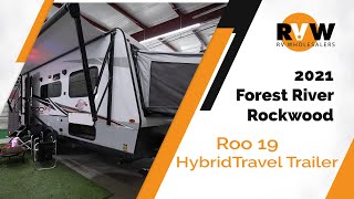 2021 Rockwood Roo 19 Hybrid Travel Trailer WalkThrough