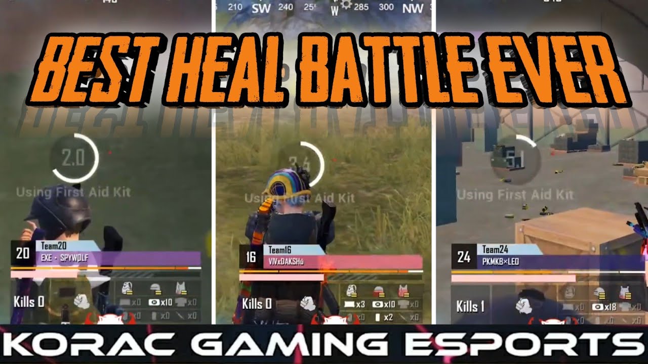 BEST HEAL BATTLE EVER IN PUBG 🔥 
