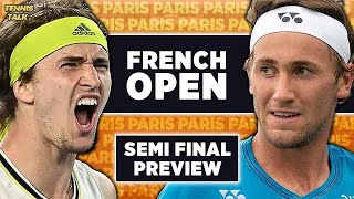 Zverev vs Ruud | French Open 2024 Semi Final | Tennis Prediction