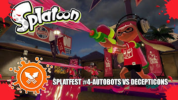 Splatoon Wii U - Splatfest #4- Autobots vs Decepticons