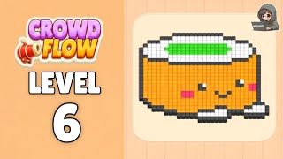 Crowd Flow level 6 walkthrough solution 