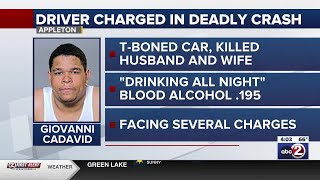 Teen driver formally charged for crash that killed two people in Appleton