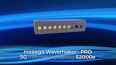 Inseego Wavemaker™ PRO 5G industrial gateway S2000e - video