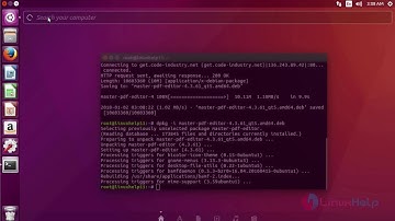 How to install MasterPDF Editor on Ubuntu 16.04.