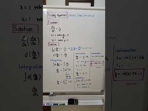 Second Order Derivative