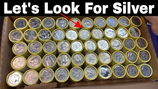 In the Nick of Dime - Silver Found Roll Hunting - Half Dollars Dimes