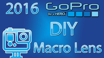 DIY - GO PRO macro lens for ONLY  0.55 $