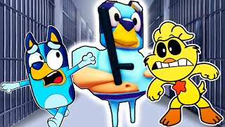 Kickin Chicken & Bluey ESCAPE Evil Bluey Prison!