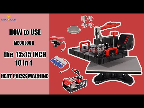 Sapphire 6-in-1 Heat Press Machine Tutorial - How to use Sapphire 6-in-1 Heat  Press Machine 