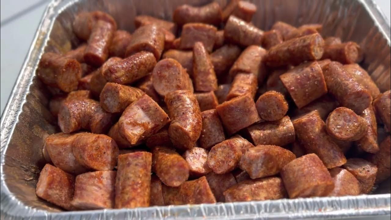 Smoked Sausage Burnt Ends YouTube