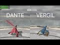 Devil May Cry 4 Dante vs Vergil moveset comparison/ダンテとバージルの共通技、類似技等のモーション比較