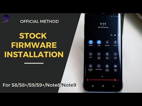 How to install stock Firmware or Rollback on all Samsung devices