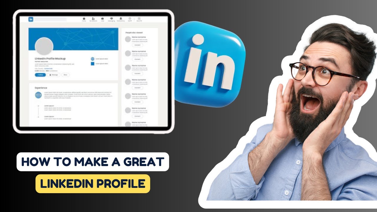 Curated visual reference: Creating A Professional Linkedin Profile Video Reference: How To Create A Professional Linkedin Profile For Freshers Students