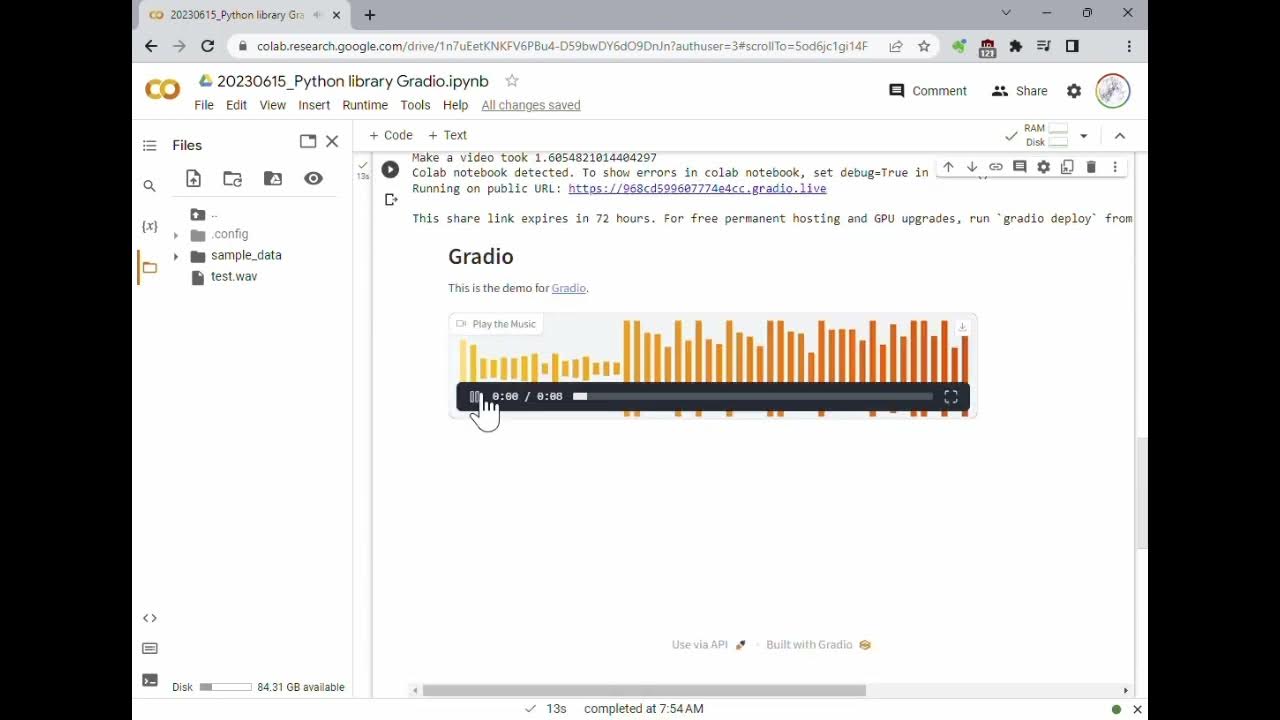 20230615_Python library Gradio (with Colab notebook) - YouTube