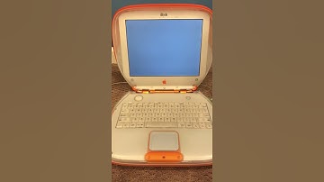Apple iBook Clamshell (Tangerine) Startup | #shorts