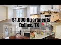 What $1,000 Can Get You In Dallas, Tx | Apartment Tour