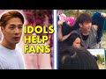 Kpop Idols Helping & Protecting Fans