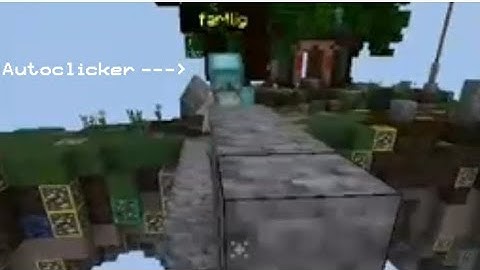 Blocktrapping an Autoclicker in Hive Skywars