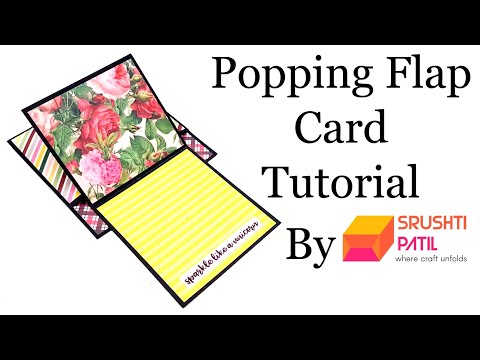 Popping Flap Card Tutorial By Srushti Patil | Scrapbook Card