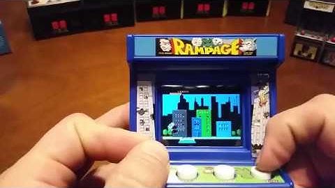 Mini Arcade Game machines part 4: Joust, NASCAR & Rampage