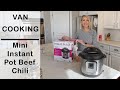 Perfect Fall Meal for Van Life- Hearty Beef Chili in a Mini Instant Pot