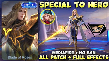 Lancelot Special to Hero Swordmaster Skin Script | Mediafire |Christmas Carnival To Hero Swordmaster