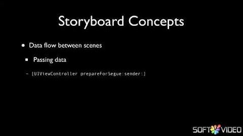 iPhone and iOS 5 Advanced App Development:  Storyboards Overview