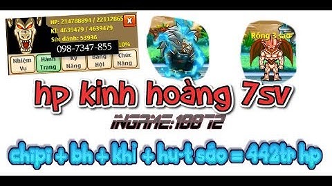 Ngọc Rồng Online || QUÁI VẬT 10072 Chăng || NRSĐ - hp kinh hoàng tại Sv2 442triệu hp