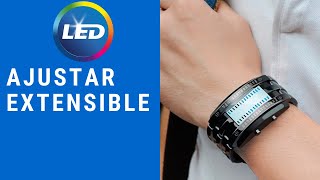 ¿Cómo ajustar el extensible del Reloj LED Binario? | ¿Cómo ajustar extensible de reloj?