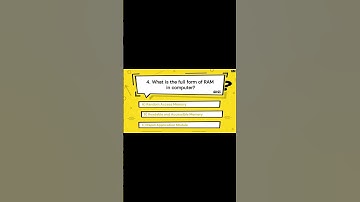 What is the full form of RAM in computer? | Great Mind Official