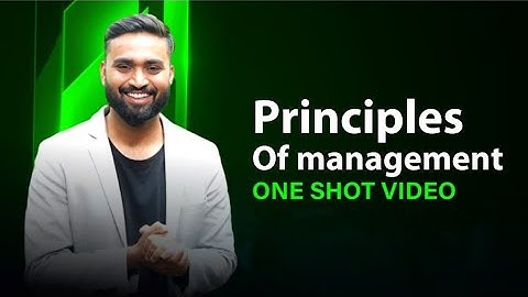 Principles Of Management |Class 12 | ISC | CBSE | HSC | COMMERCE | Shubham Jagdish