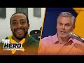 Packers' AJ Dillon talks Aaron Rodgers, importance of home field advantage, Aaron Jones | THE HERD