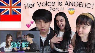 Download Lagu INTERNATIONAL STUDENTS REACTION: SING-OFF TIKTOK SONGS PART III - Reza Darmawangsa vs Mirriam Eka MP3