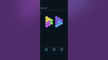 Brain Training Gameplay Level 65 Hexa Puzzle (Android, iOS) #braintraining #shorts #youtubeshorts