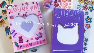 🌙 how to make a mini binder (inspired by collect books)