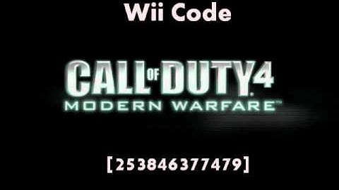 Call of Duty 4: Reflex (Wii) Friend Code Exchange