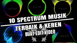 10 Templete Audio Spectrum Keren 2021 | For Editing Video