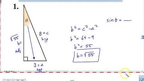 4 1 Right Triangle Trigonometry Part A