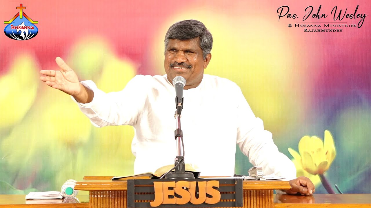 8-11-2020 SUNDAY SERVICE - HOSANNA MANDIR RAJAHMUNDRY - PAS.RAJU ANNA MESSAGE