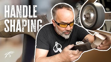 BLADESMITHING | Shaping a Knife Handle | Basics
