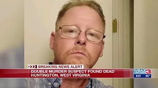 Double murder suspect found dead in Huntington