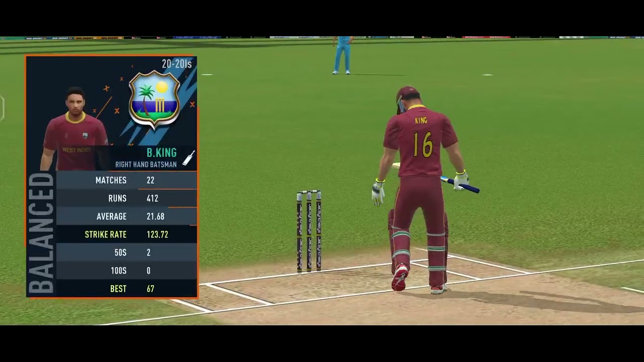 How to play 2 over match in real cricket 24 ## India vs West indies ...