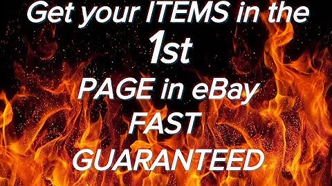 How to sell on ebay / most officient eBay sellers tips