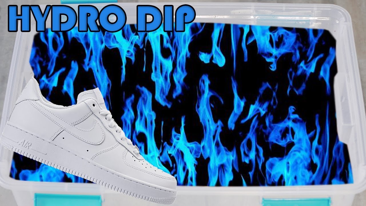 HYDRO Dipping AIR Force 1's In BLUE 