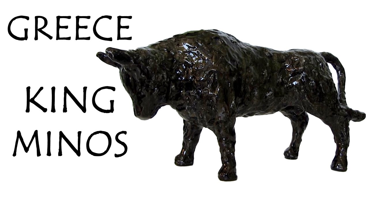 King Minos, Poseidon and the Cretan Bull "Black"