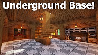 Ultimate Underground Base for Survival Minecraft! [Tutorial]