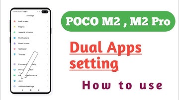 POCO M2 , M2 Pro , Dual App setting How to use