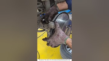 Land Cruiser Rear Brake Noise Fixed – Installed New Brake Pads & Rotor #automotive #mechanic #DIY